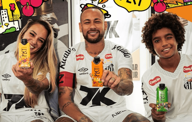 Santos fecha contrato de patrocínio com marca de bebida assinada por Neymar